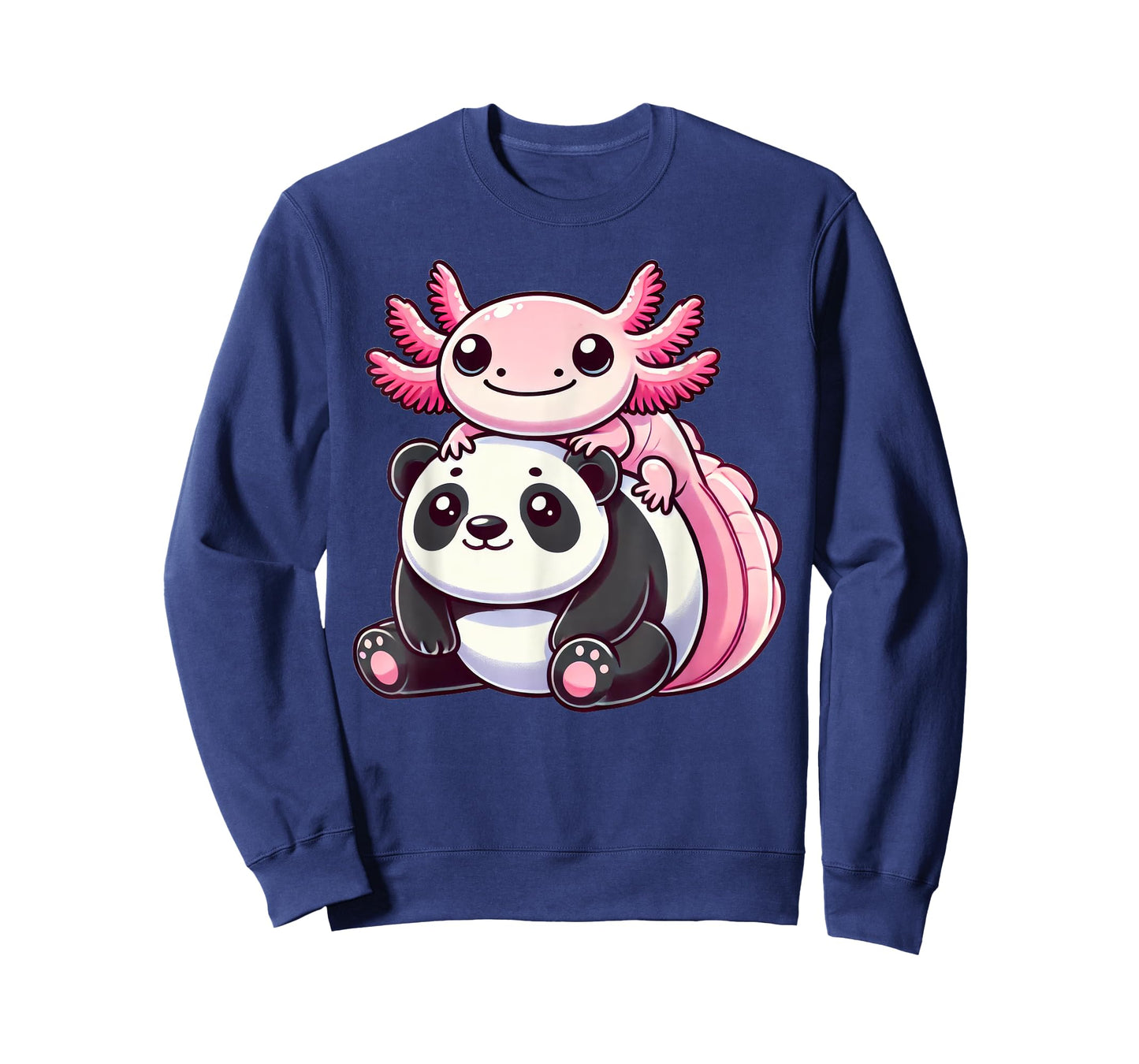 Anime Kawaii Axolotl Panda Bear T-Shirt