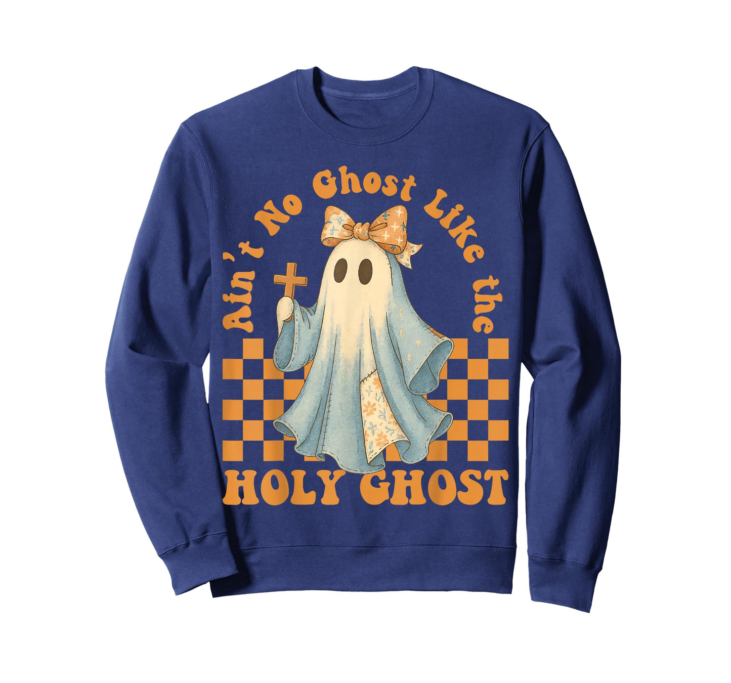 Groovy Aint No Ghost Like The Holy Ghost Christian Halloween T-Shirt