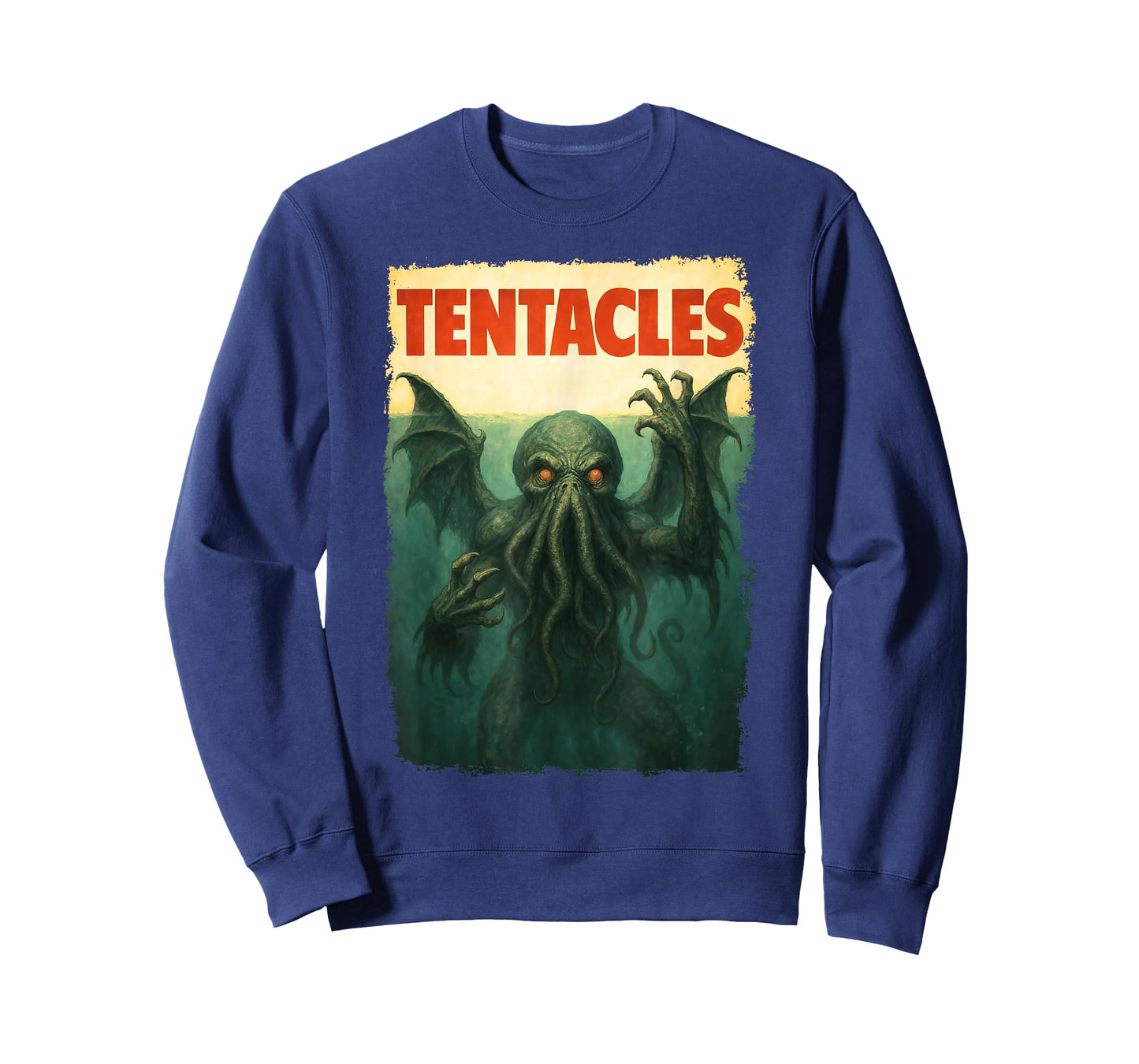 Cthulhu Movie Parody Poster, Tentacles Lovecraftian Horror T-Shirt