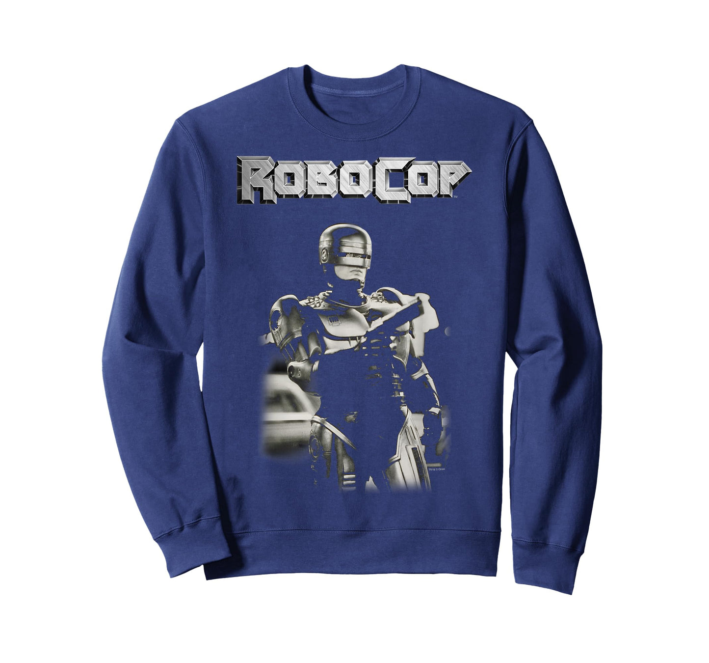 Robocop Black and White Action Pose Logo Poster T-Shirt
