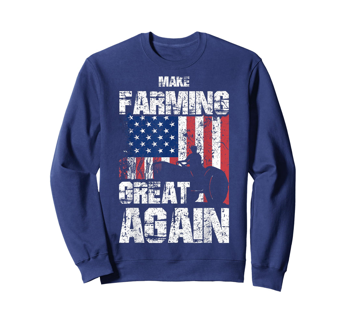 American Flag Make Farming Great Again Farm Gift for Farmers T-Shirt