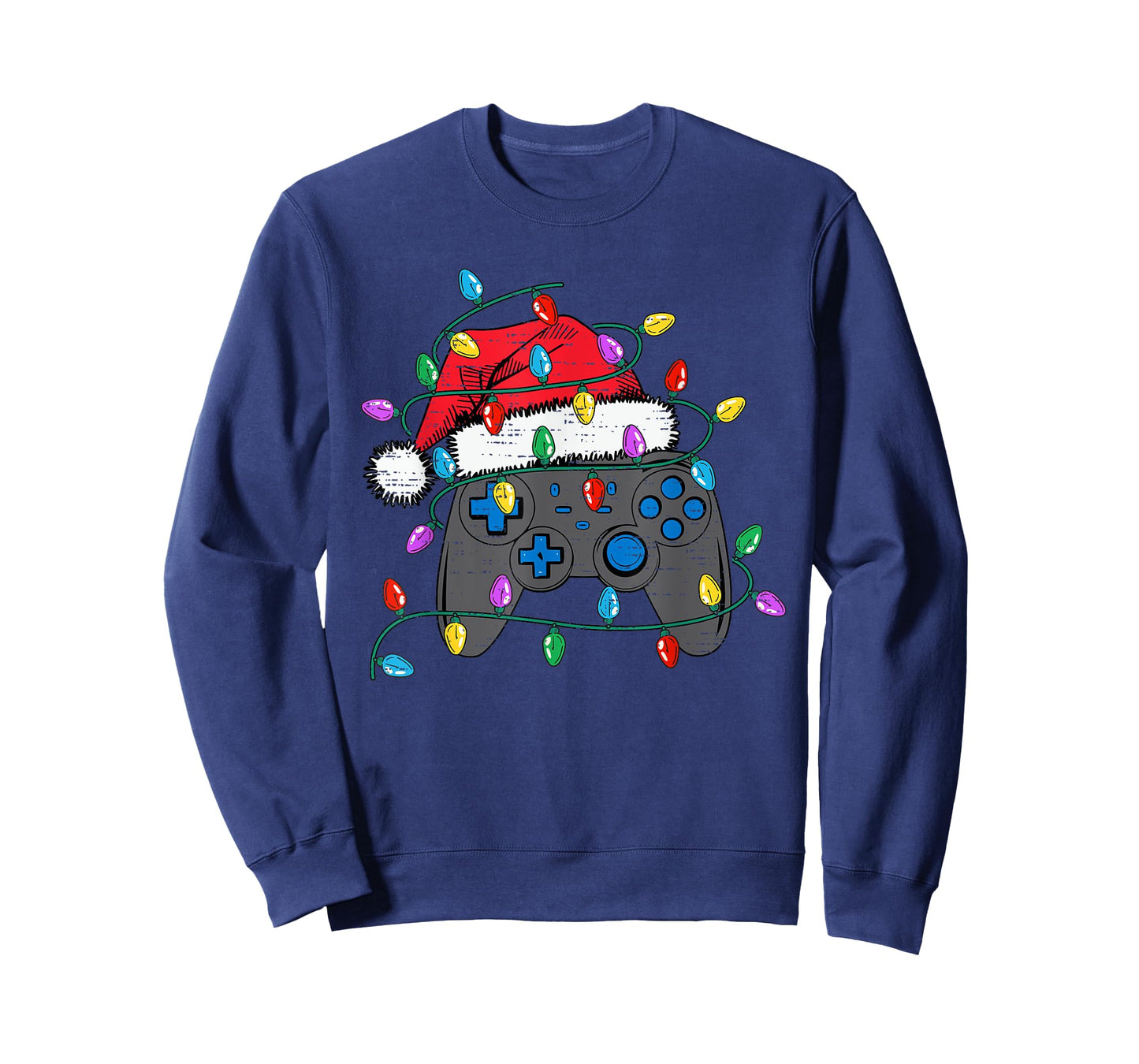 Christmas Video Game Controller Hat Santa Gamer Boy Teen Kid T-Shirt