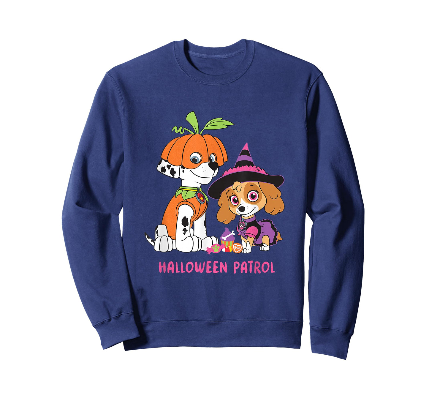 Paw Patrol Halloween Patrol Pumpkin And Witch Pups T-Shirt