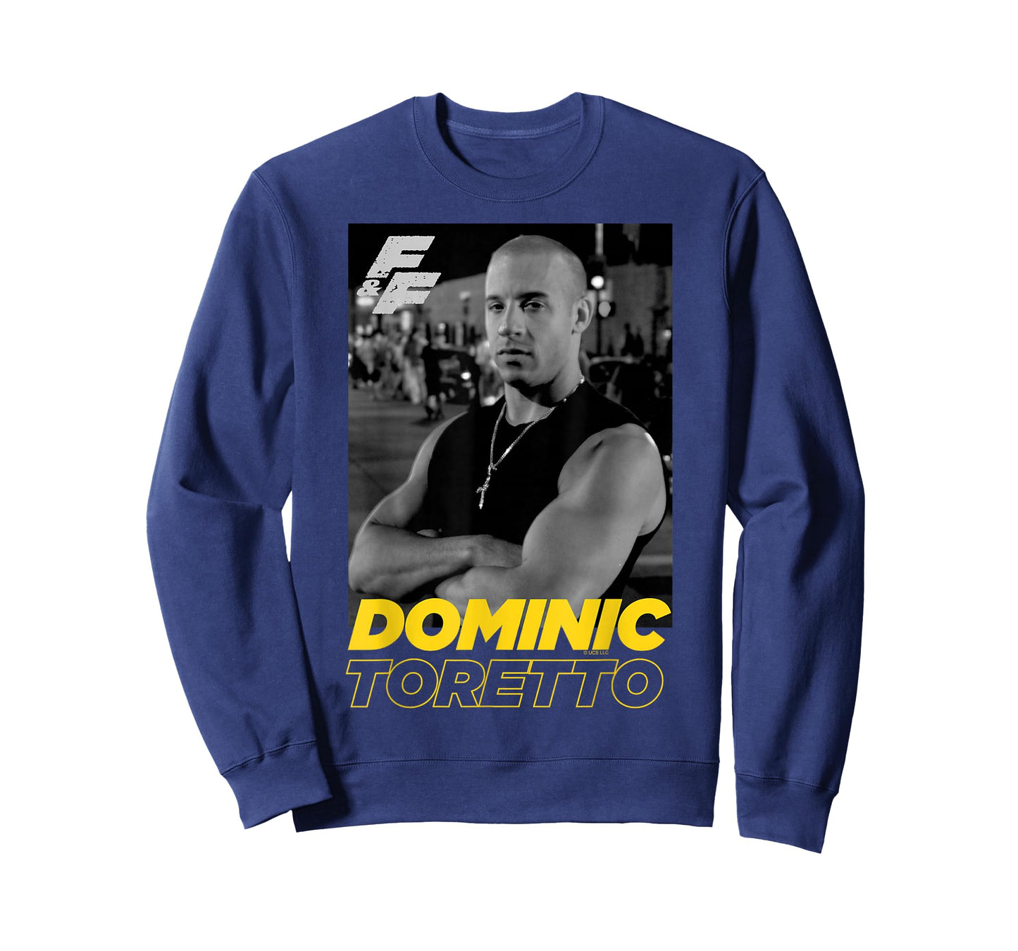Fast & Furious Dominic Toretto Portrait Logo T-Shirt Small
