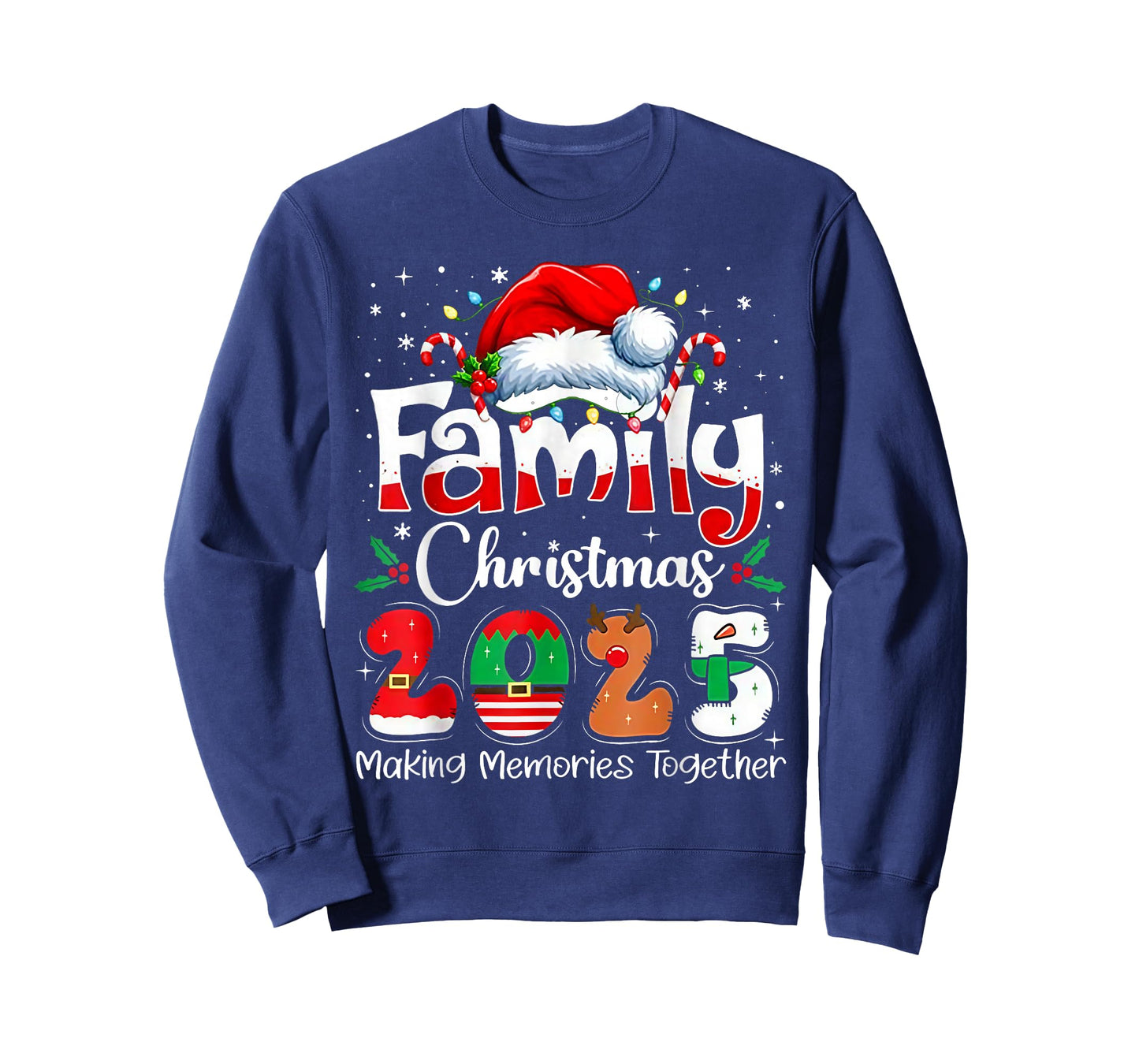 Family Christmas 2025 Christmas Squad Xmas Matching Pajamas T-Shirt