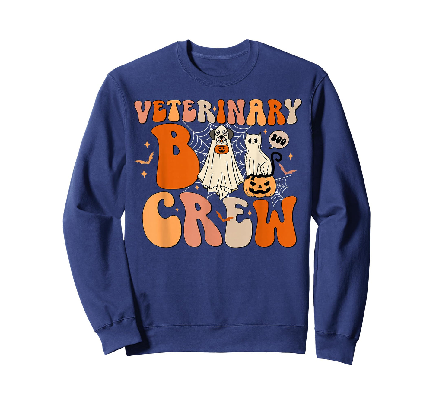 Spooky Veterinary Boo Crew Veterinarian Halloween Vet Tech T-Shirt