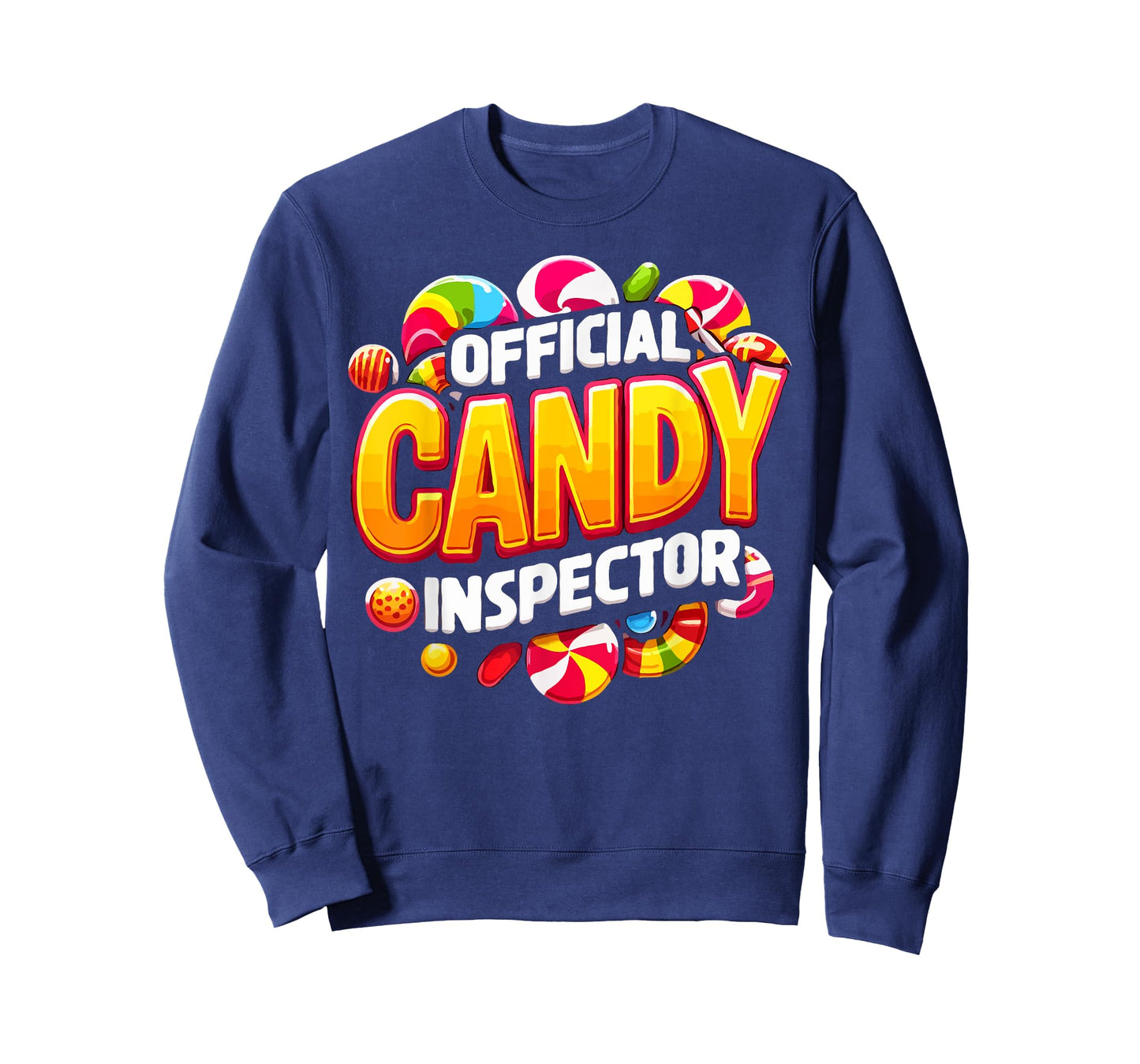 Halloween Funny Collecting Sweets Official Candy Inspector T-Shirt