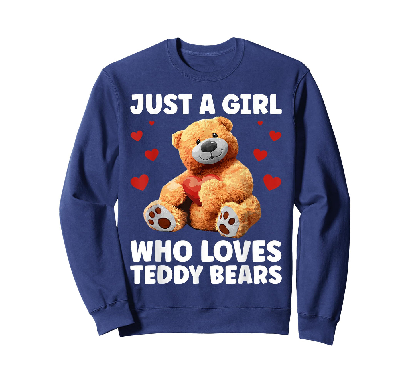 Teddy Bear Art for Women Teen Girls Kids Teddy Bear Lovers T-Shirt