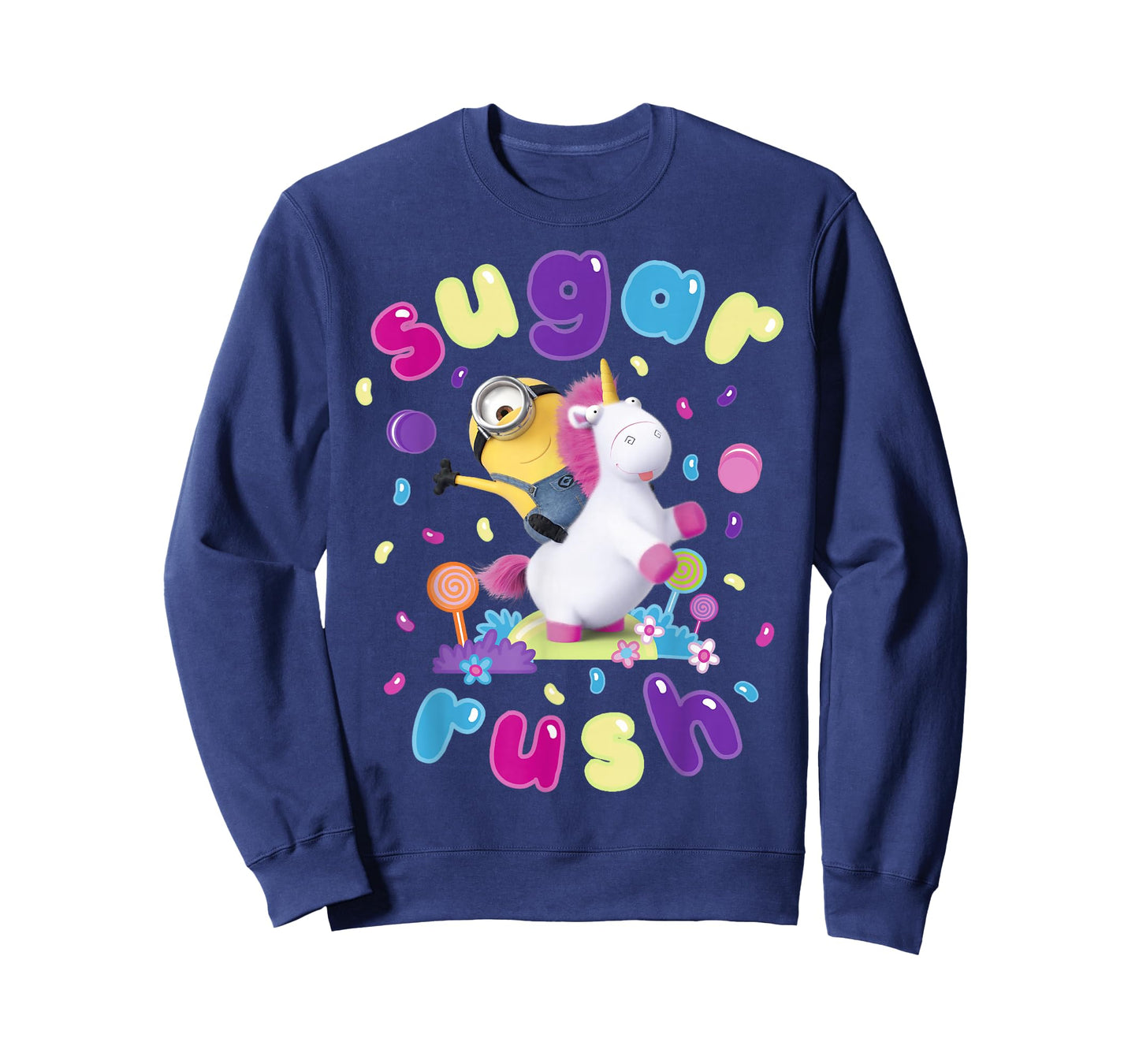 Despicable Me Minions Sugar Rush Candy Graphic T-Shirt T-Shirt