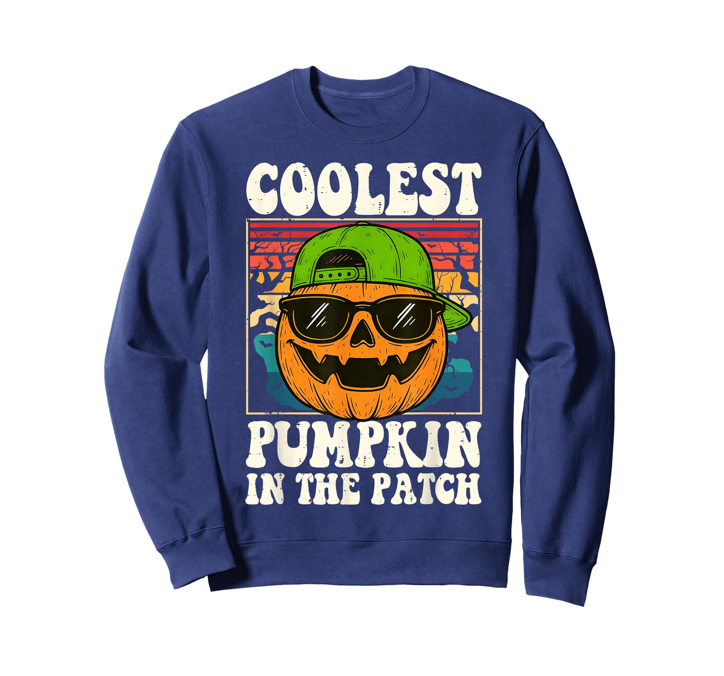Coolest Pumpkin in The Patch Funny Halloween Boys Kids Teens T-Shirt