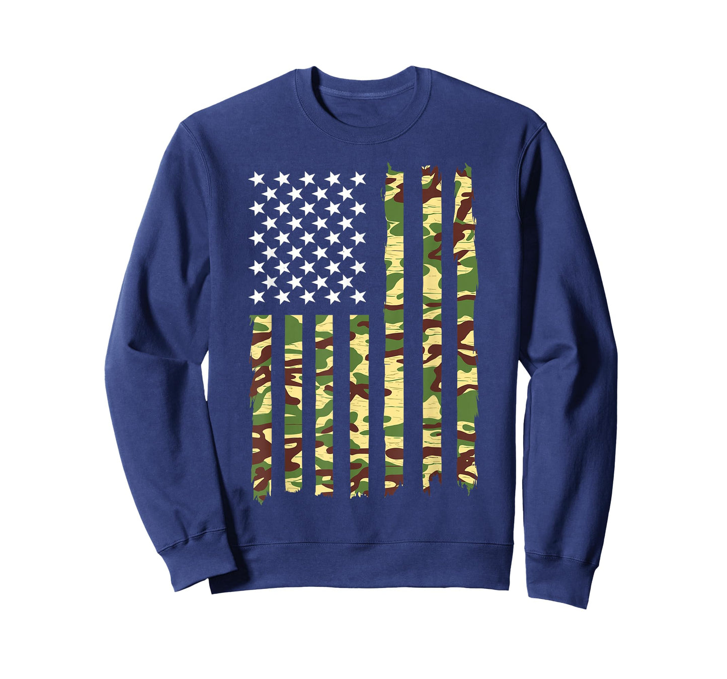 Camo American Flag Military Camouflage USA T-Shirt