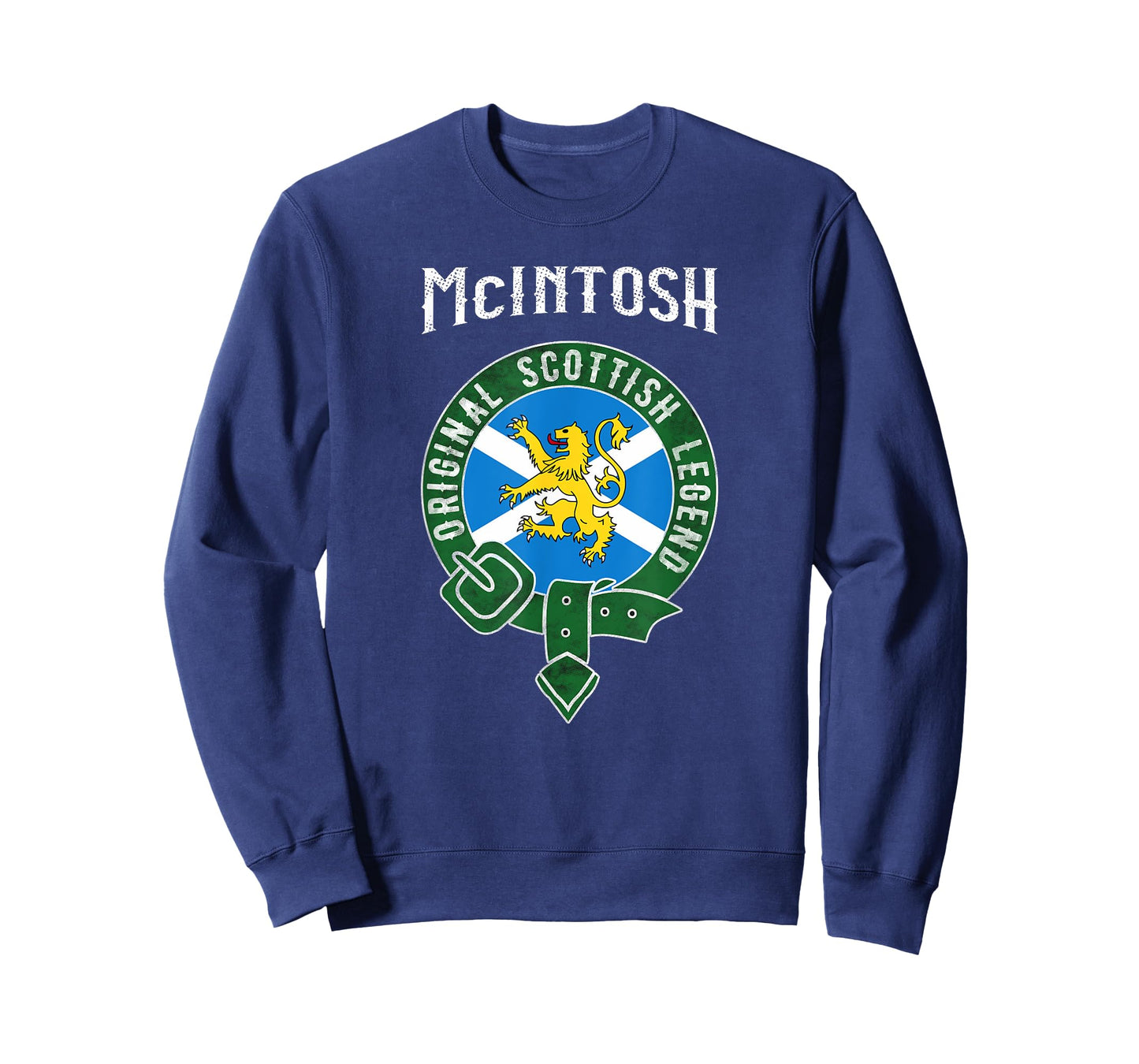 McIntosh Clan Scottish Legend Scotland Flag Belt T-Shirt