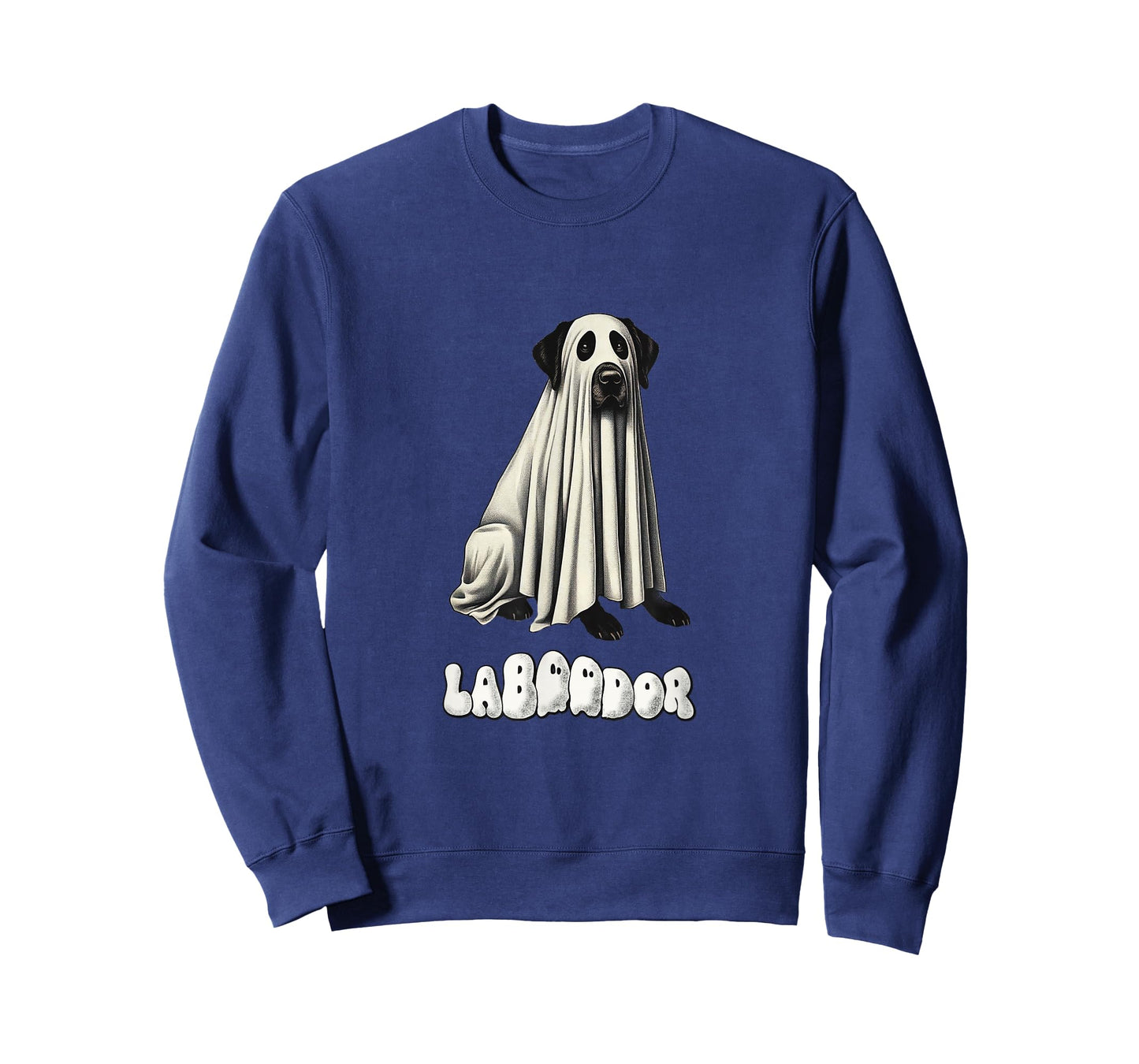 Cute Black Labrador Retriever Halloween Ghost, LaBOOdor, Lab T-Shirt