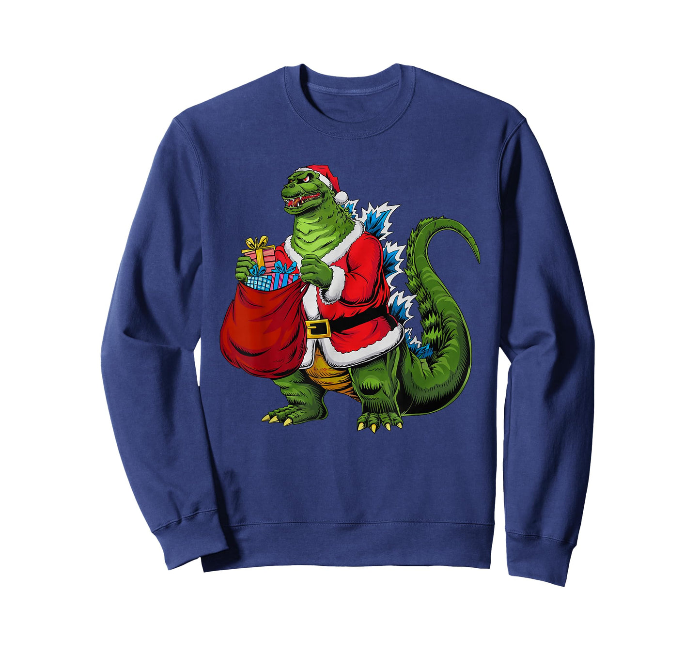 Japanese Santa Christmas Kaiju Funny Art Men Women Kids T-Shirt