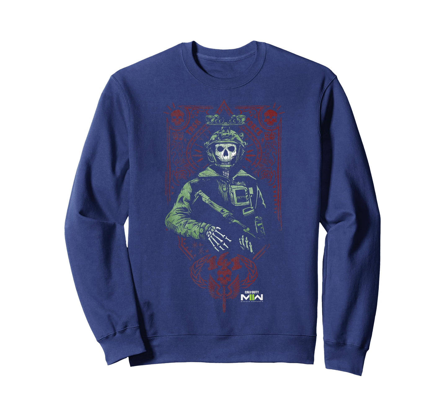 Call of Duty: Modern Warfare 2 Ghost Playing Card Portrait T-Shirt