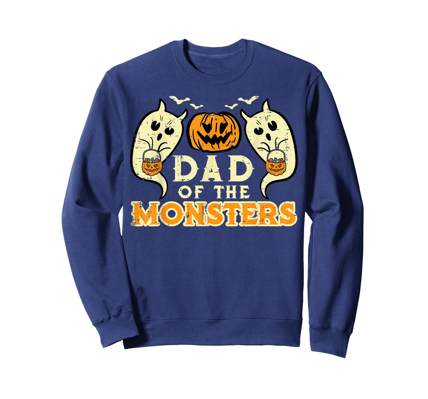 Halloween Dad Of Monsters Funny Family Costume Papa Daddy T-Shirt