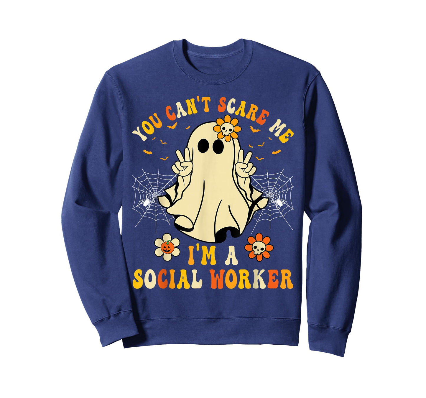 You Can't Scare Me I'm a School Social Worker Halloween T-Shirt