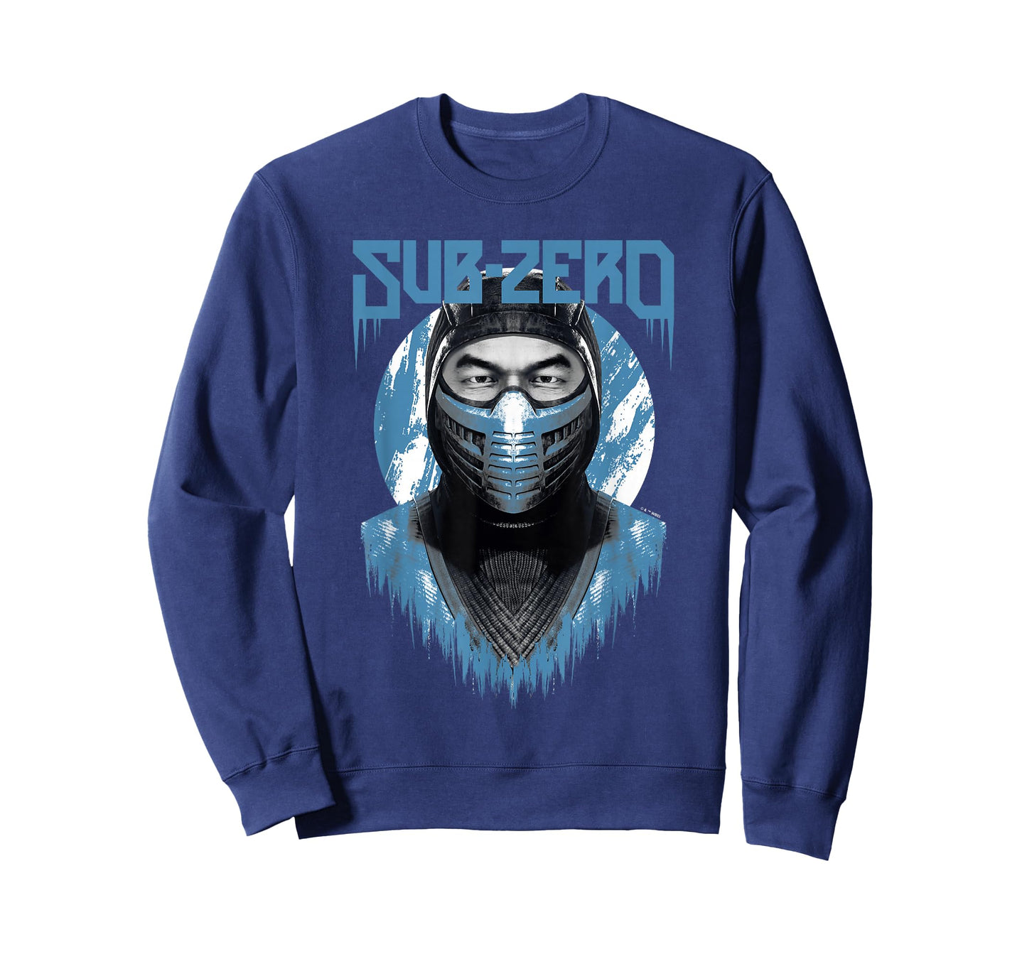 Mortal Kombat Klassic Sub-Zero Big Face Bust Portrait Logo T-Shirt