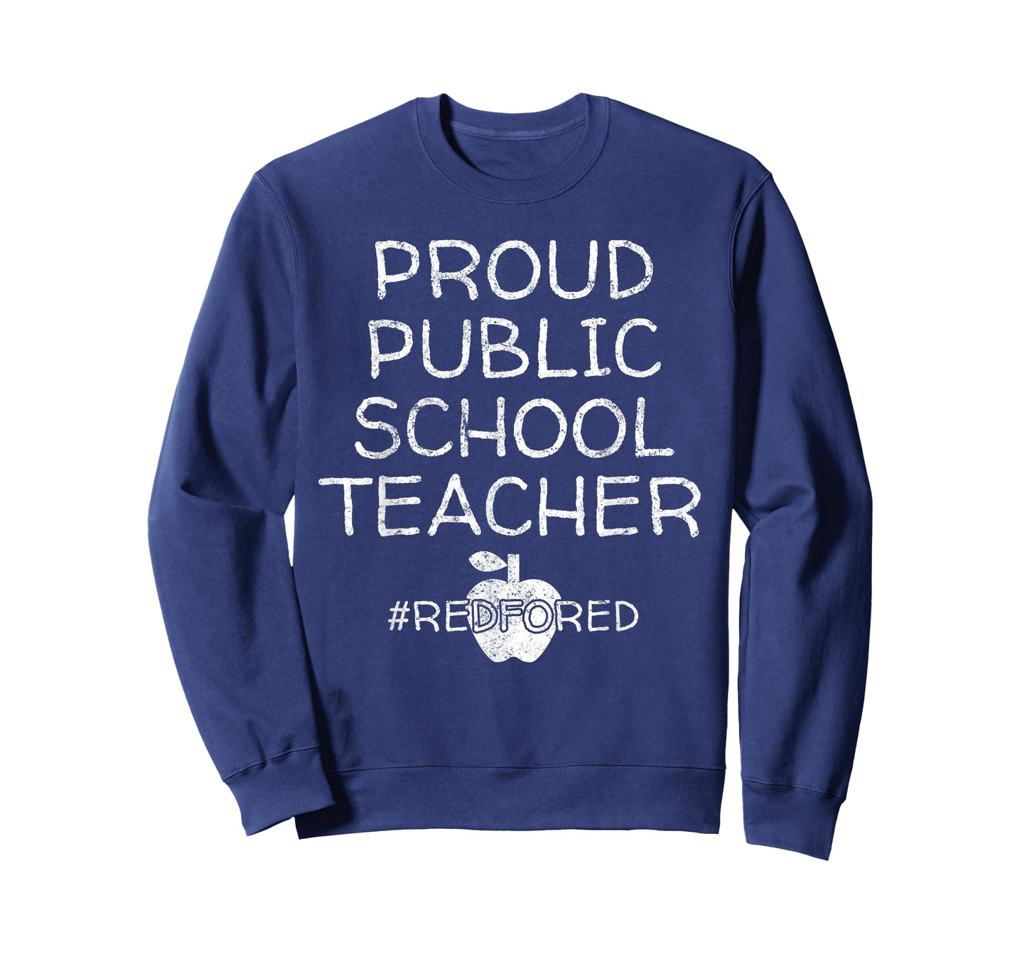 Vintage Proud Public School Teacher Red for Ed T-Shirt T-Shirt