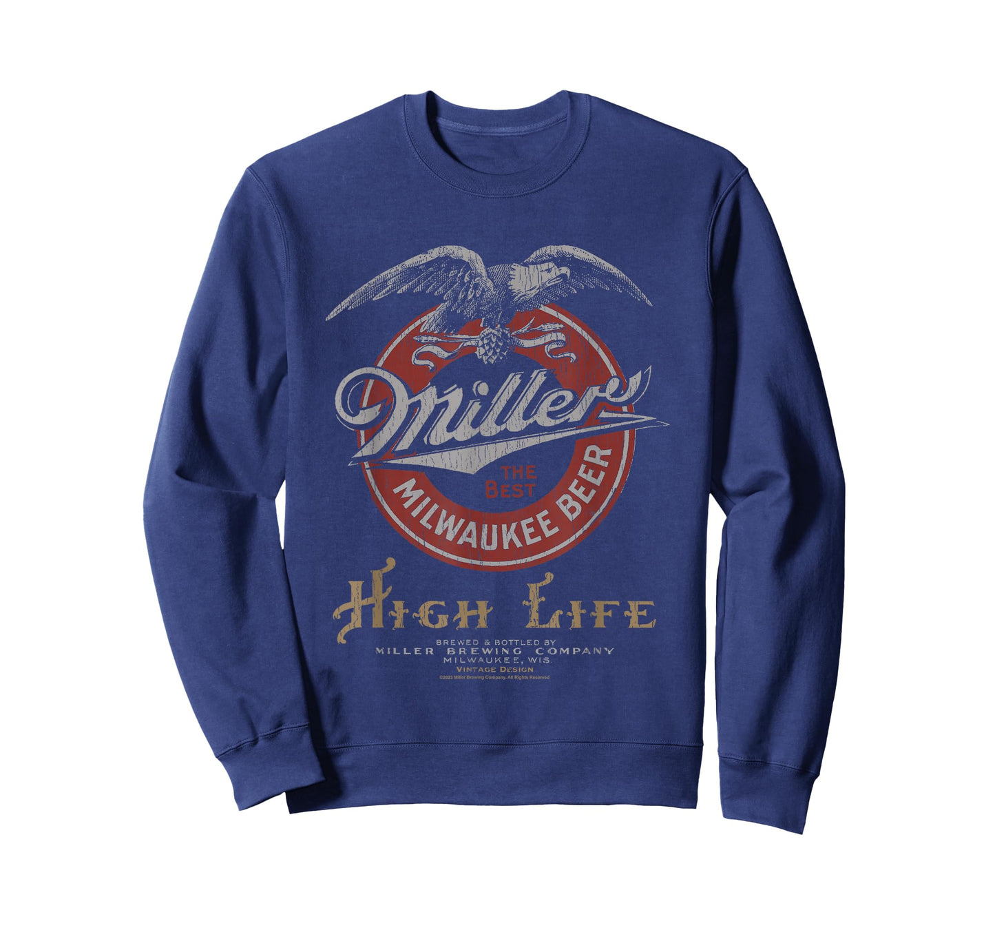 Miller High Life The Best Milwaukee Beer Vintage Logo T-Shirt