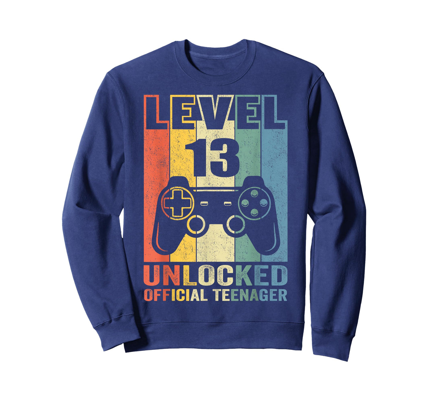 Official Teenager 13th Birthday Gift Level 13 Unlocked T-Shirt