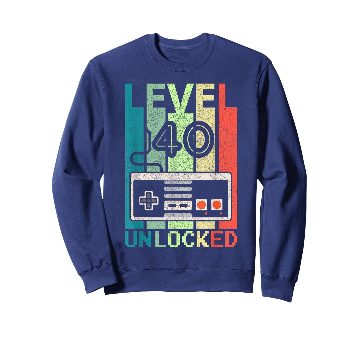 Level 40 Unlocked Video Gamer 40th Birthday Gifts T-Shirt
