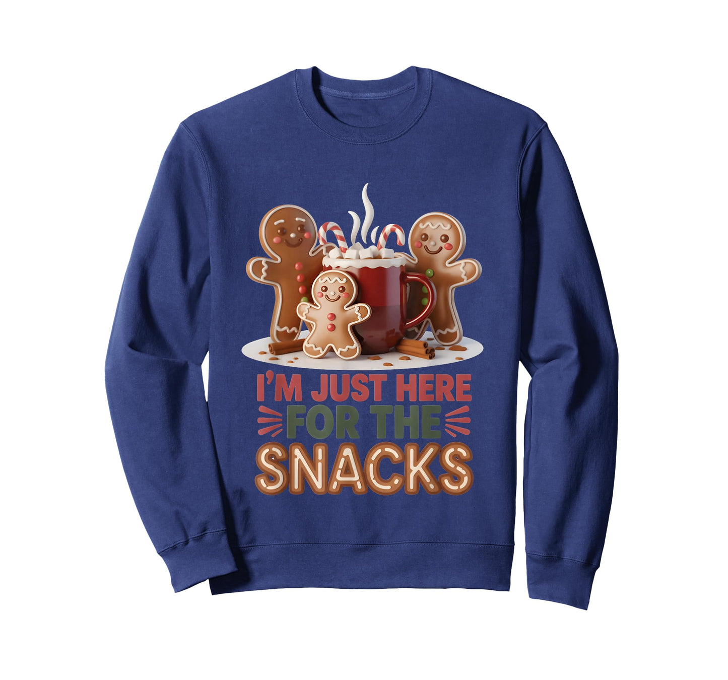 Gingerbread Holiday Snacks Funny Christmas T-Shirt