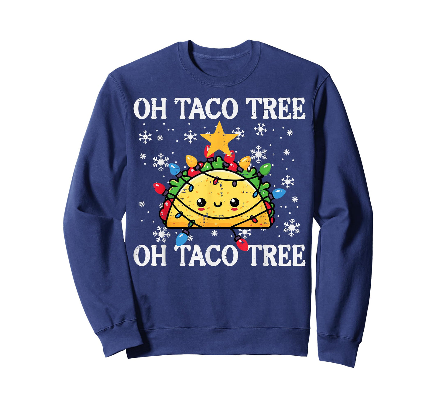 Christmas Oh Taco Tree Xmas Mexican Food Men Women Boys Kids T-Shirt