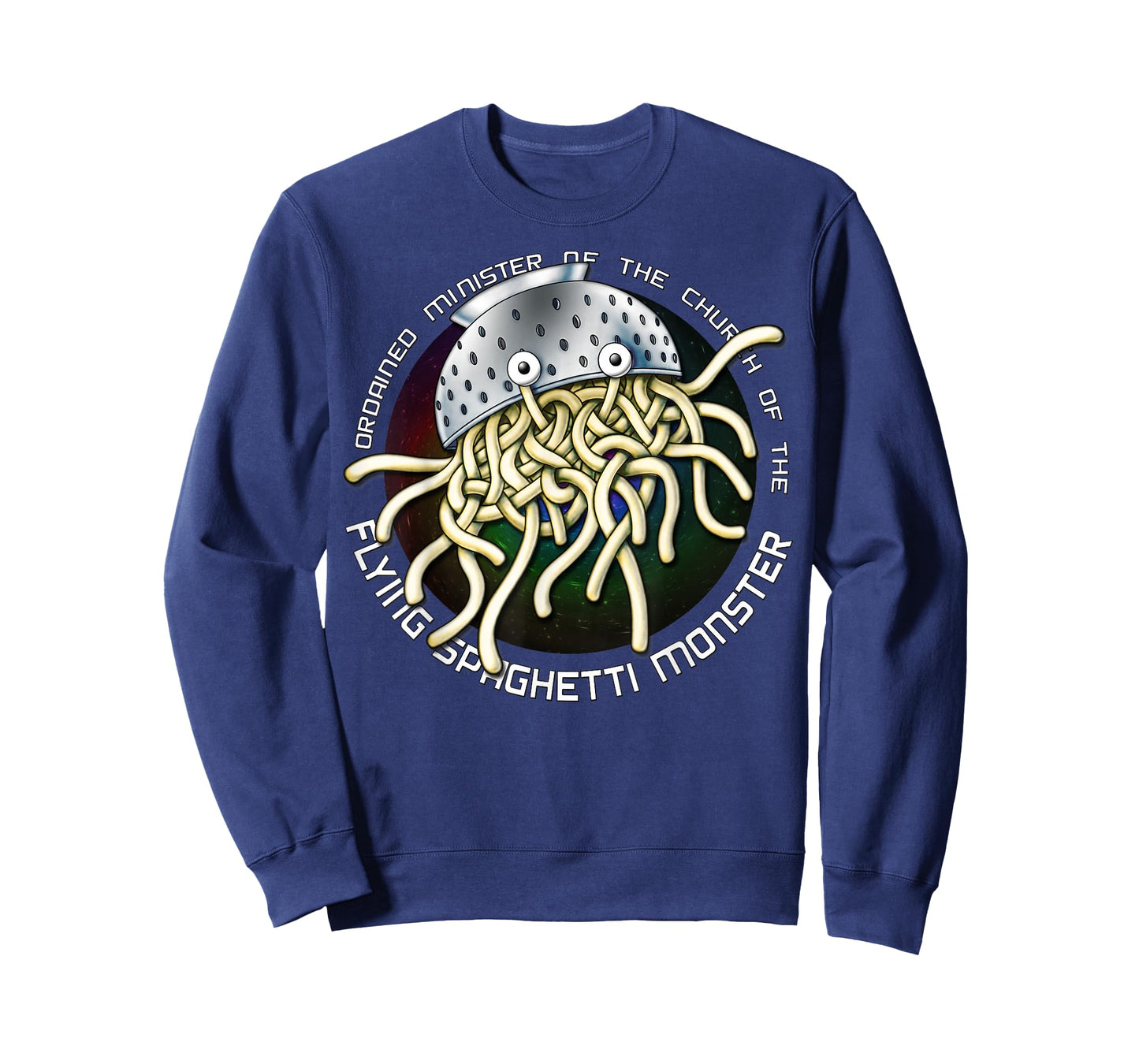 Ordained Minister Church of the Flying Spaghetti Monster FSM T-Shirt