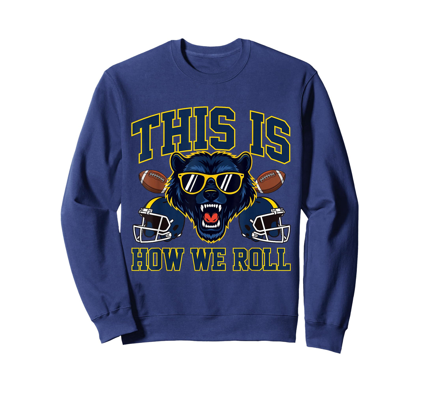 This is How We Roll - Michigan Football Lover Game Day T-Shirt