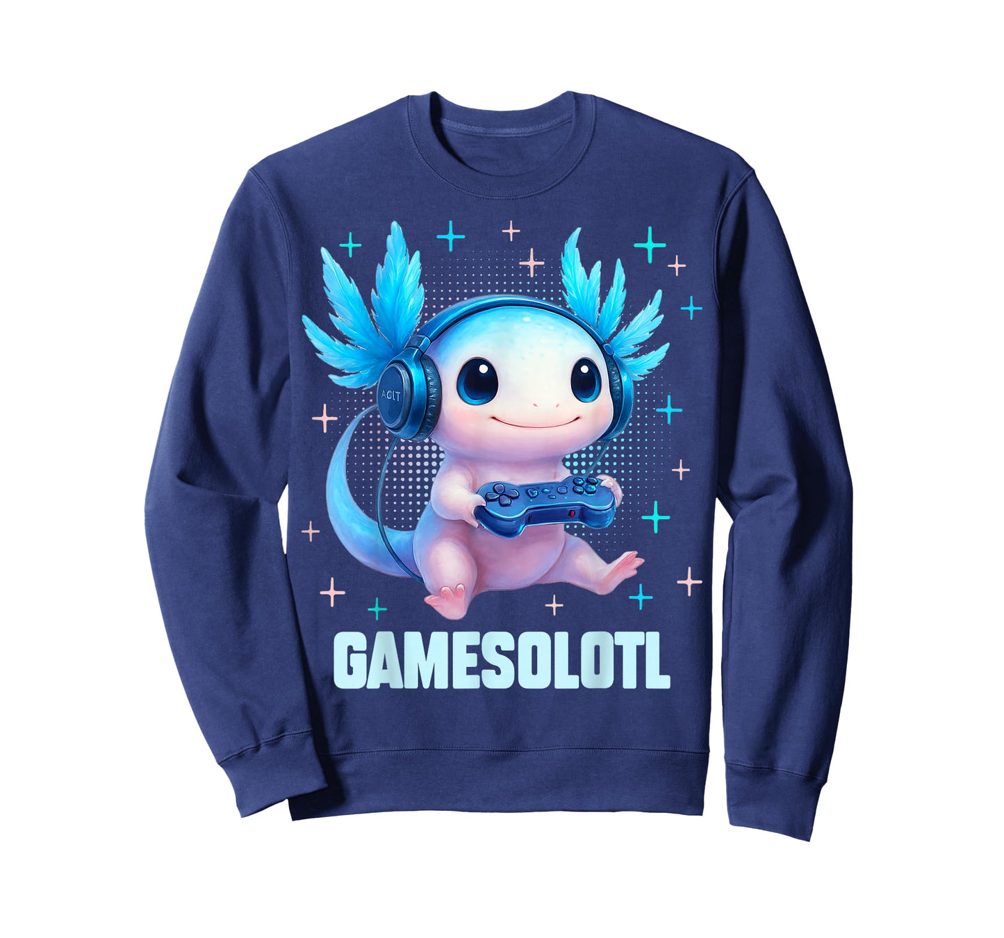 Gamesolotl Axolotl Video Gamer Kawaii Anime Gifts Boys Teens T-Shirt