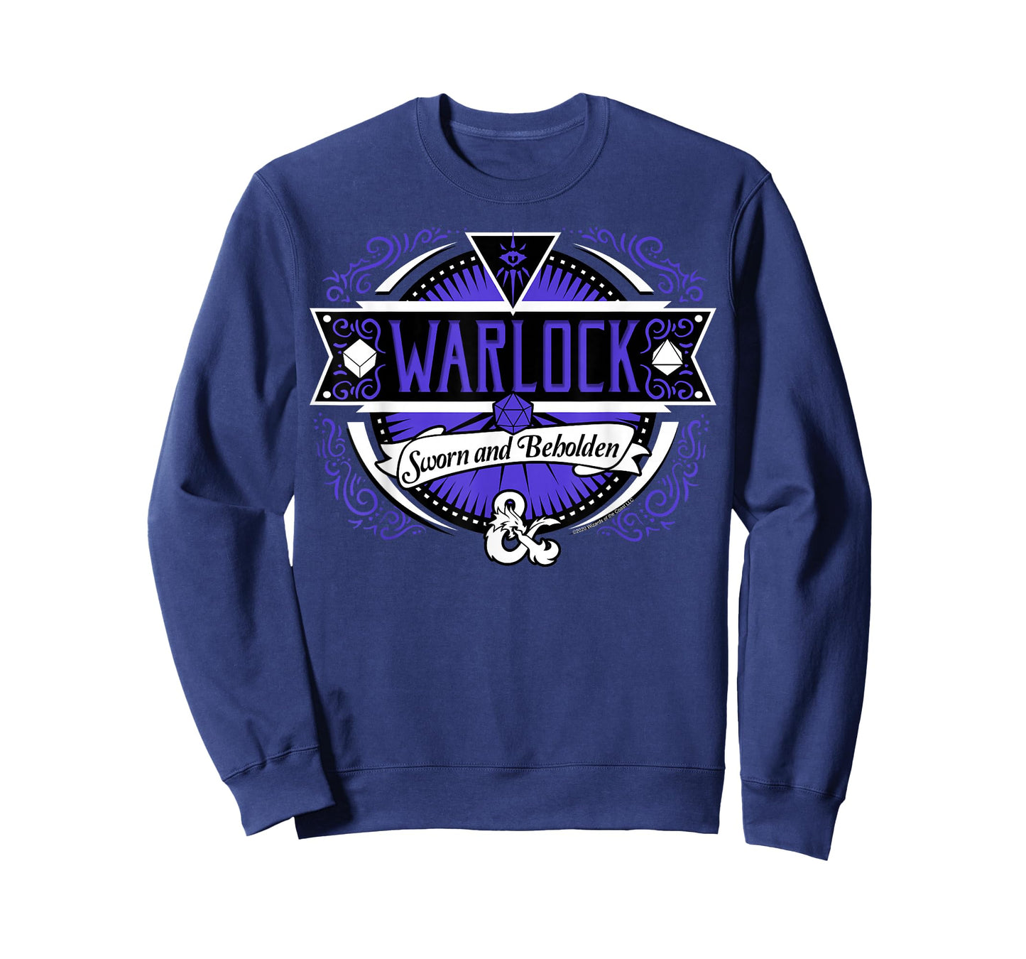 Dungeons & Dragons Warlock Sworn And Beholden Logo T-Shirt