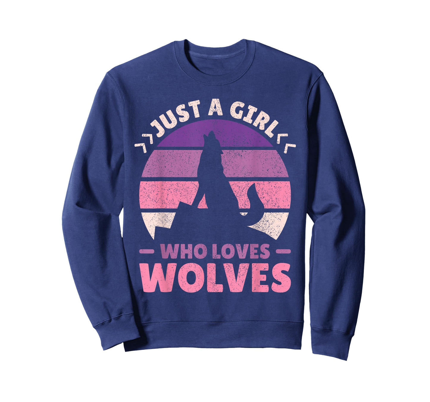 Just A Girl Who Loves Wolves Women Wolf Stuff Teen Girl Wolf T-Shirt