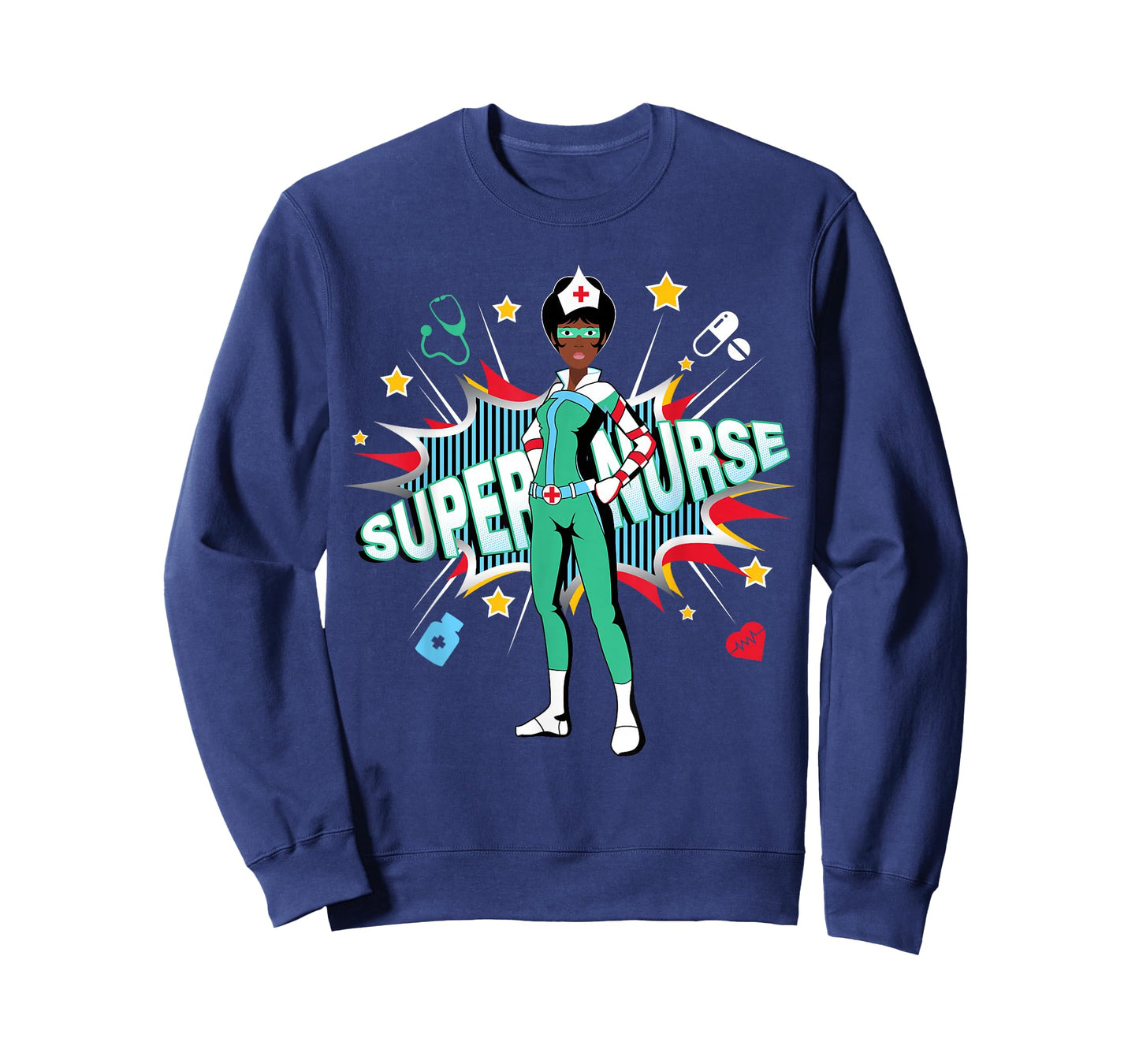 Black Nurses Rock Shirt | Super Hero Funny Black RN Nurse T-Shirt