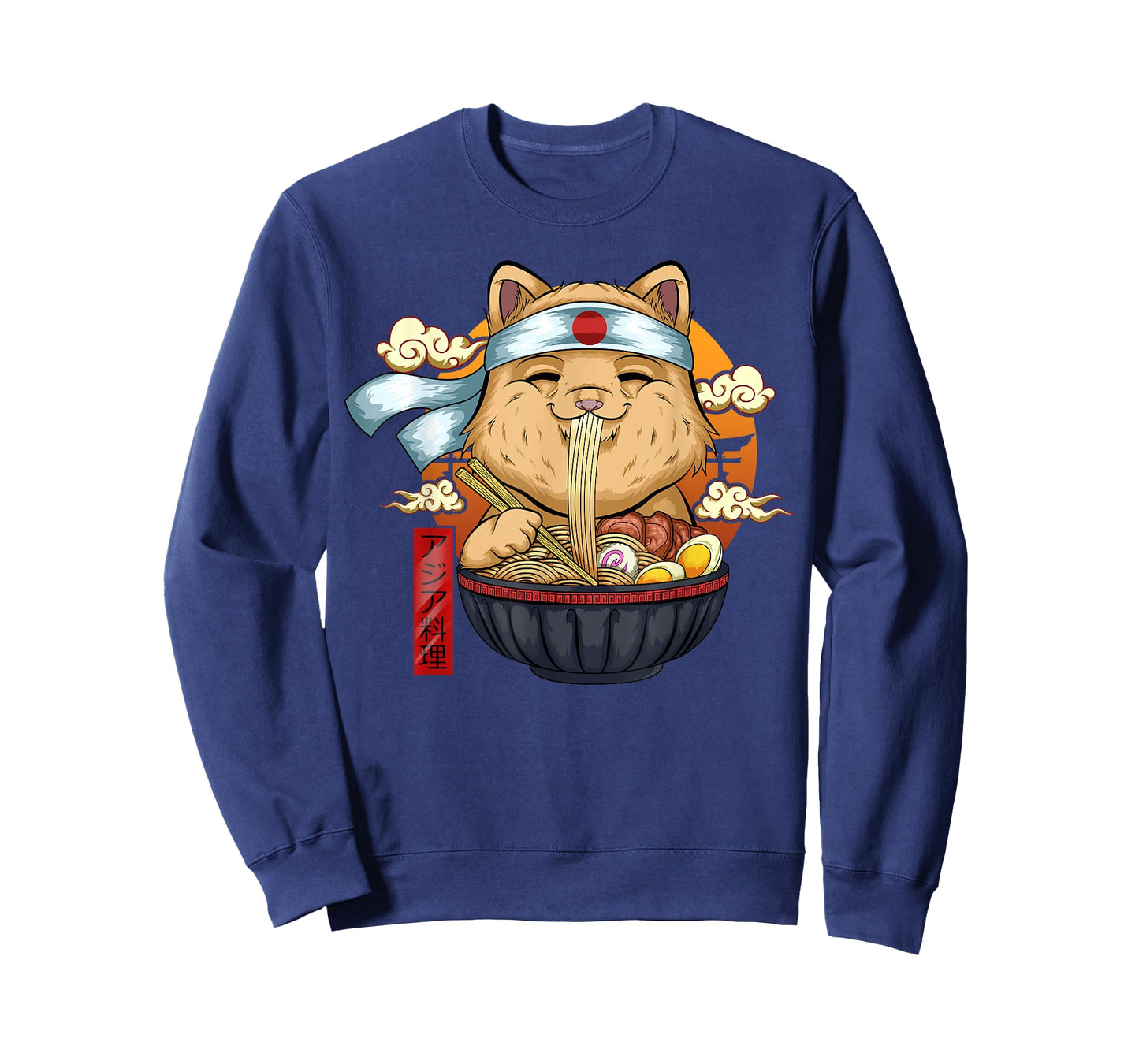 Ramen Shirt Cat Kawaii Cute Japanese Anime Cats Women Girls T-Shirt