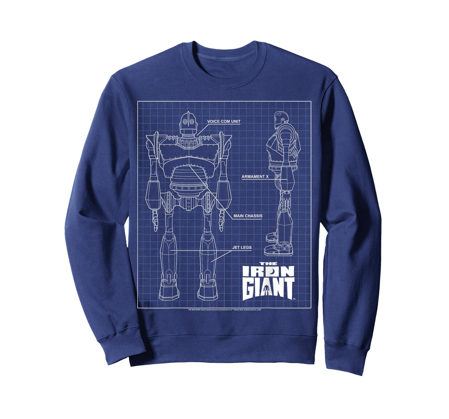Iron Giant Schematic T Shirt T-Shirt
