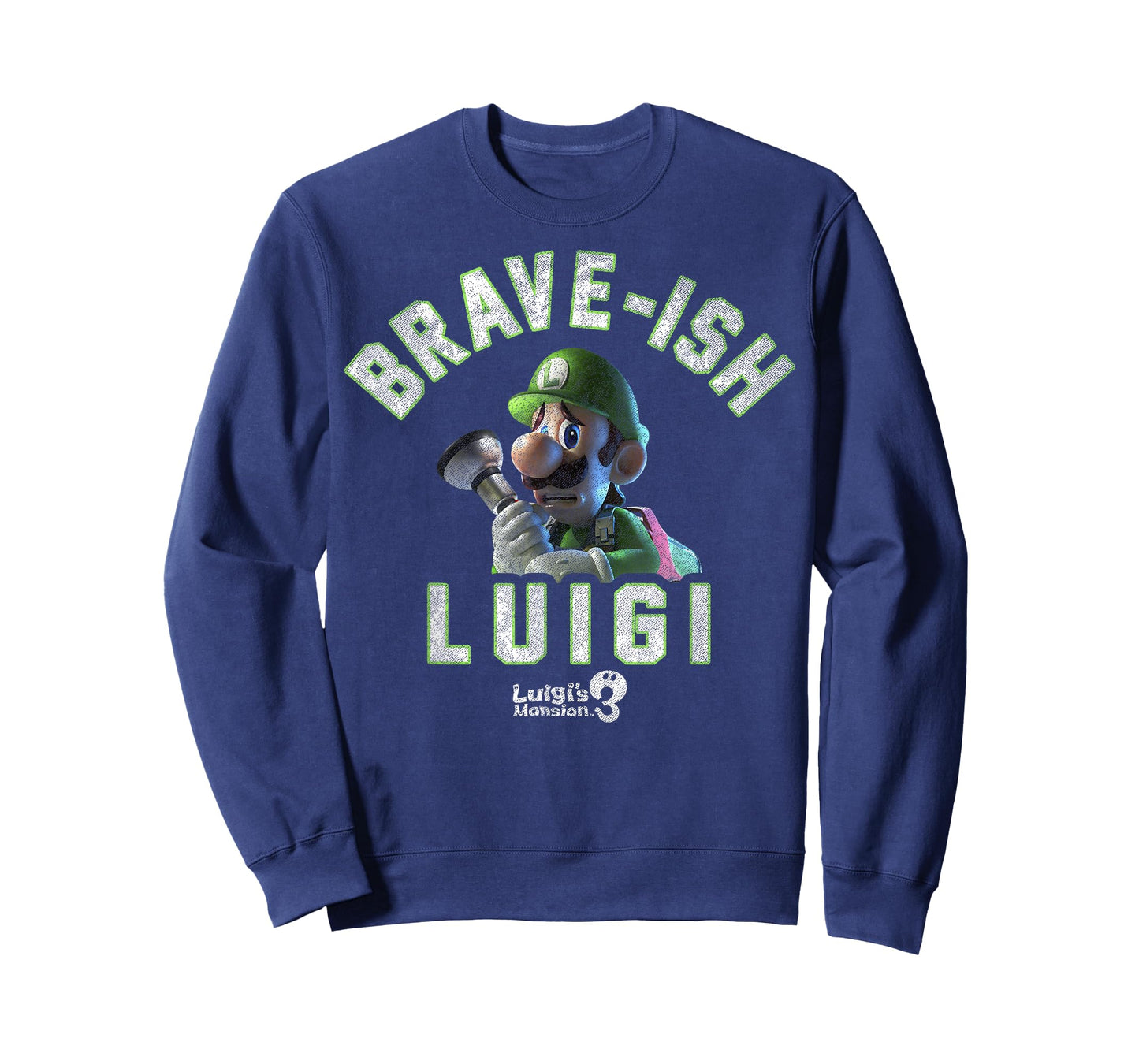 Luigi's Mansion 3 Brave-ish Luigi Portrait T-Shirt