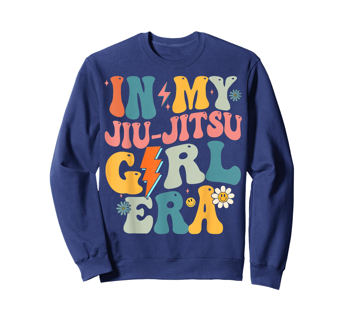 In My Jiu Jitsu Girl Era Groovy Jiu Jitsu Girls Retro T-Shirt
