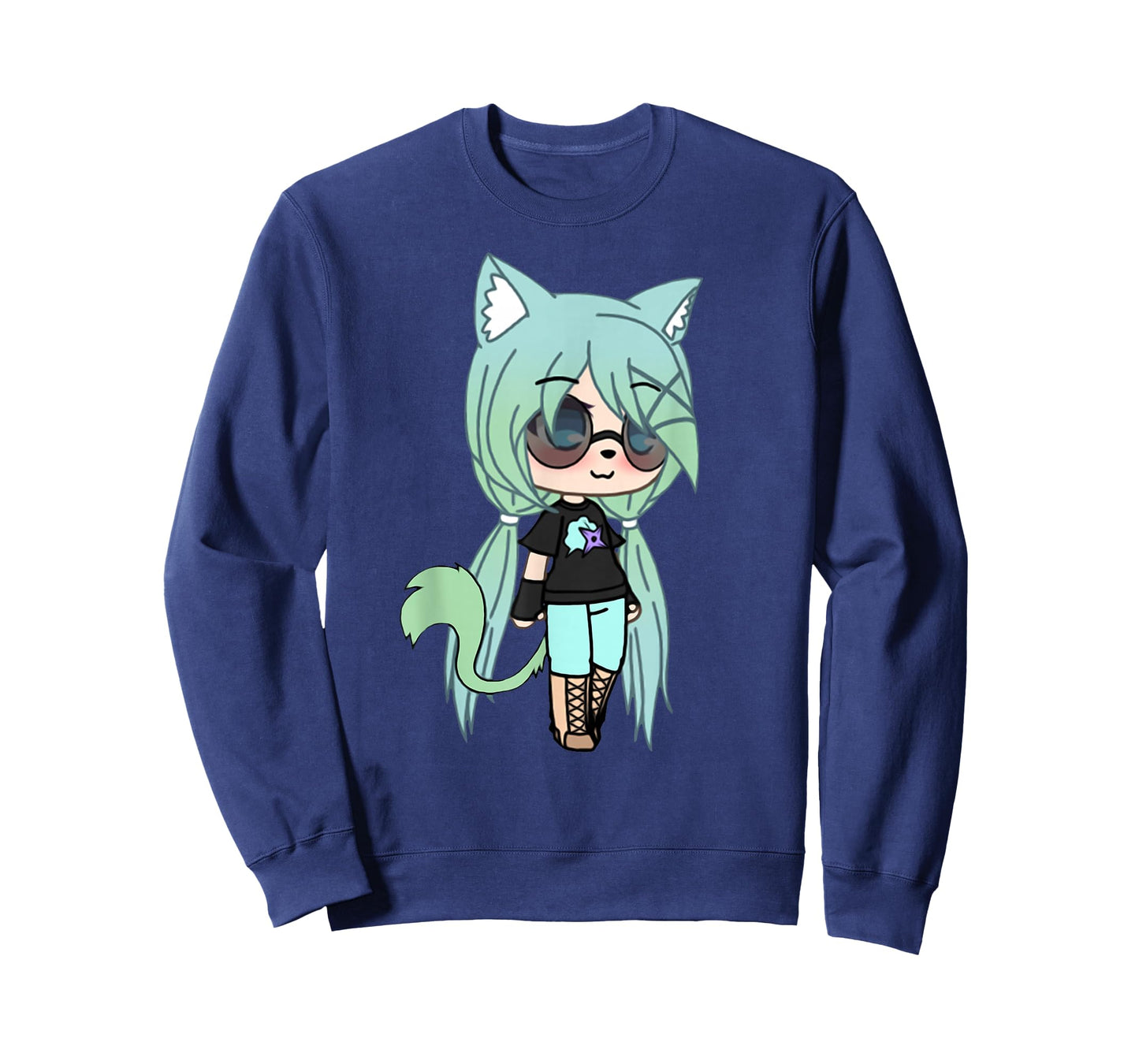 Cute Chibi style Kawaii Anime Girl Chloe Chan the Tomboy T-Shirt