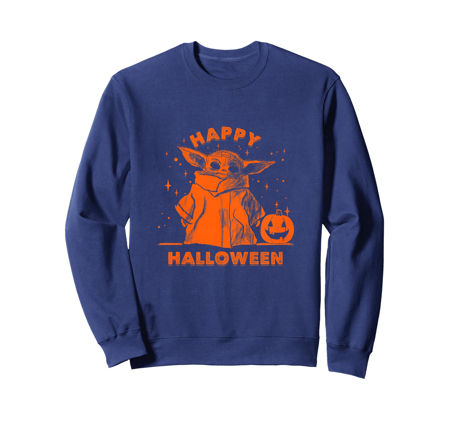Kids Star Wars: The Mandalorian Grogu Happy Halloween Pumpkins T-Shirt