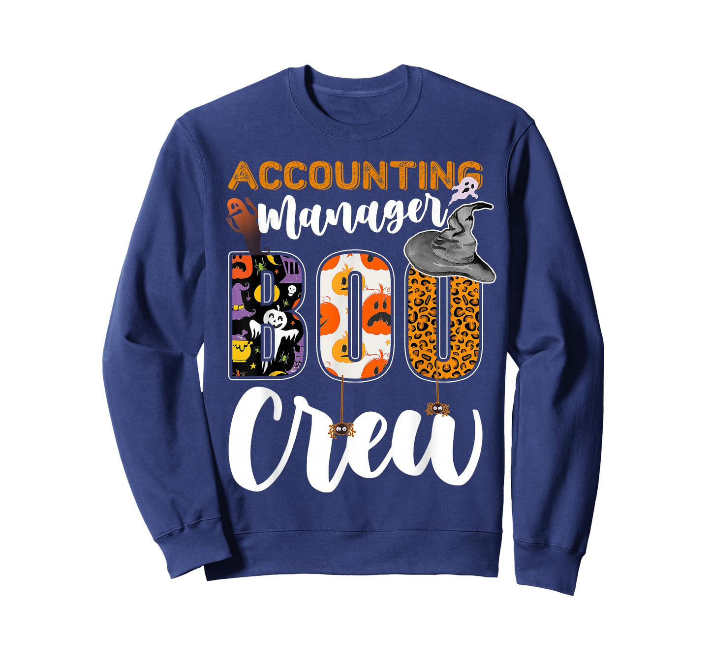 Accounting Manager Boo Crew Halloween Matching Acct MGR T-Shirt