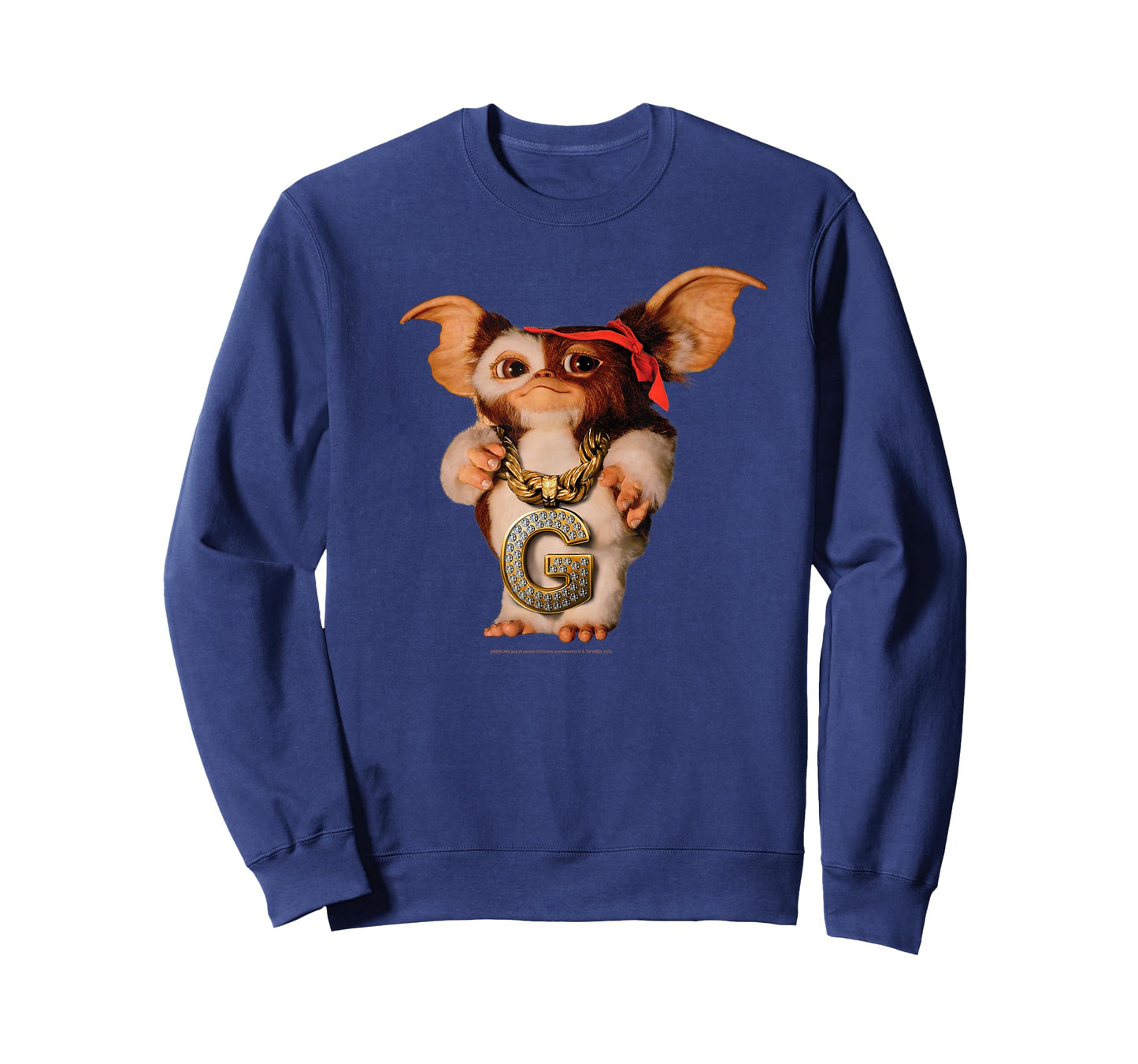 Gremlins Gizmo with Blinged Out G Chain Funny Movie T-Shirt
