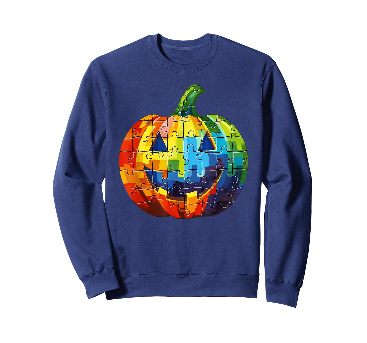 Autism Halloween Puzzle Trick Or Treat Autism Awareness T-Shirt