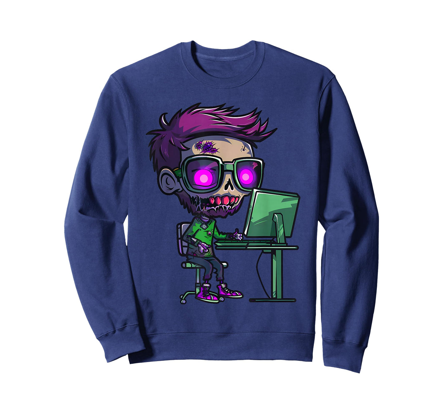 Zombie Computer Programmer Costume T-Shirt