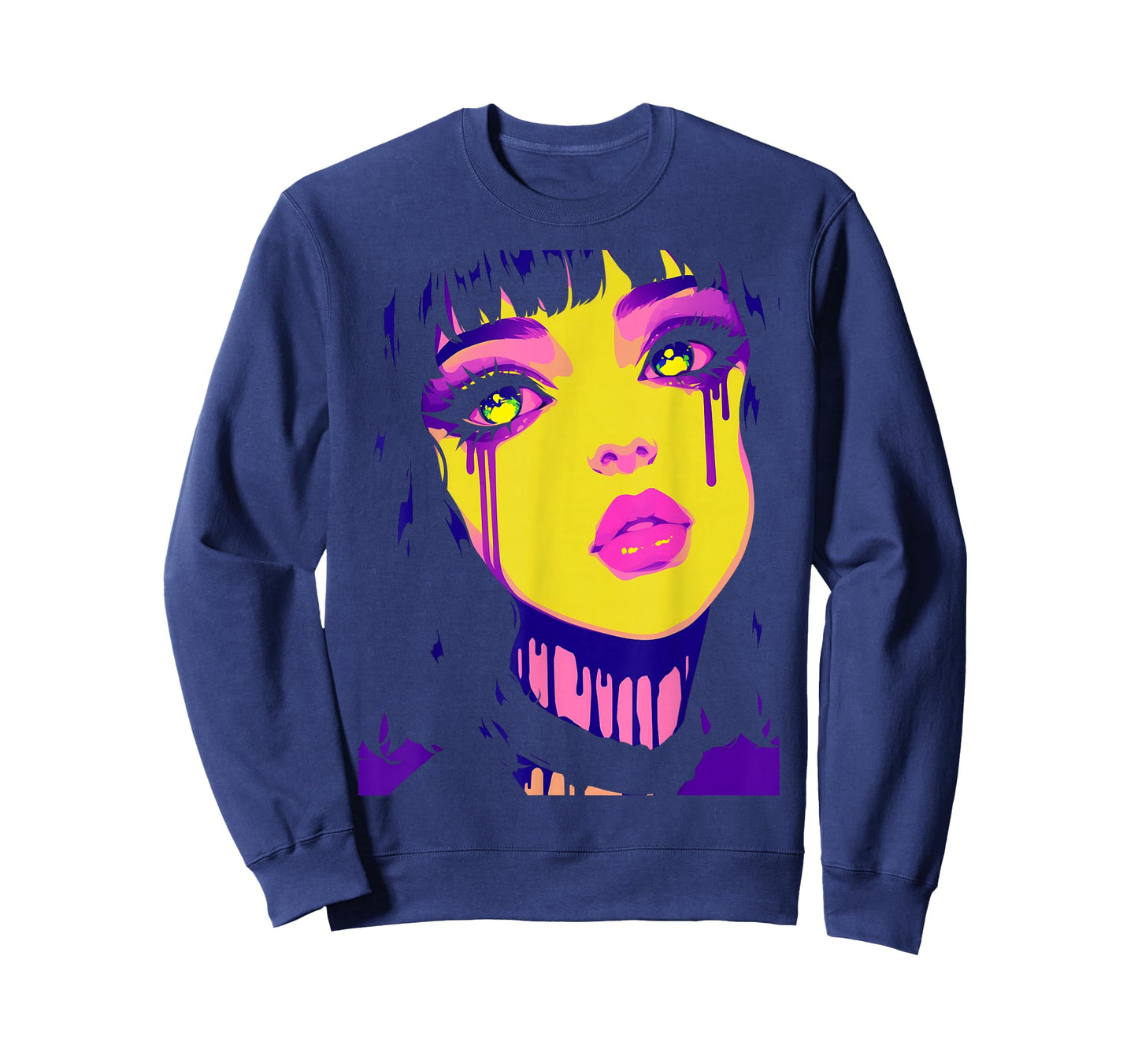 Cybergoth Cybercore Grunge Punk Goth Girl Alt Anime Manga T-Shirt