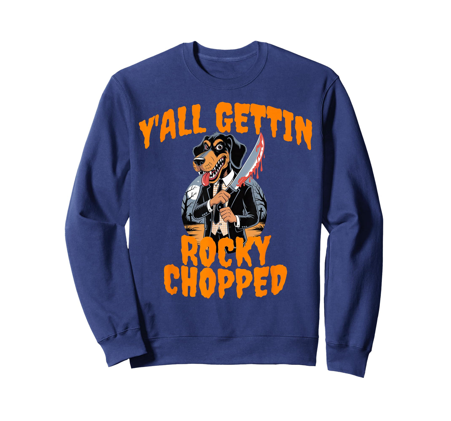 Y'all Gettin Rocky Chopped Tennessee Halloween Costume T-Shirt