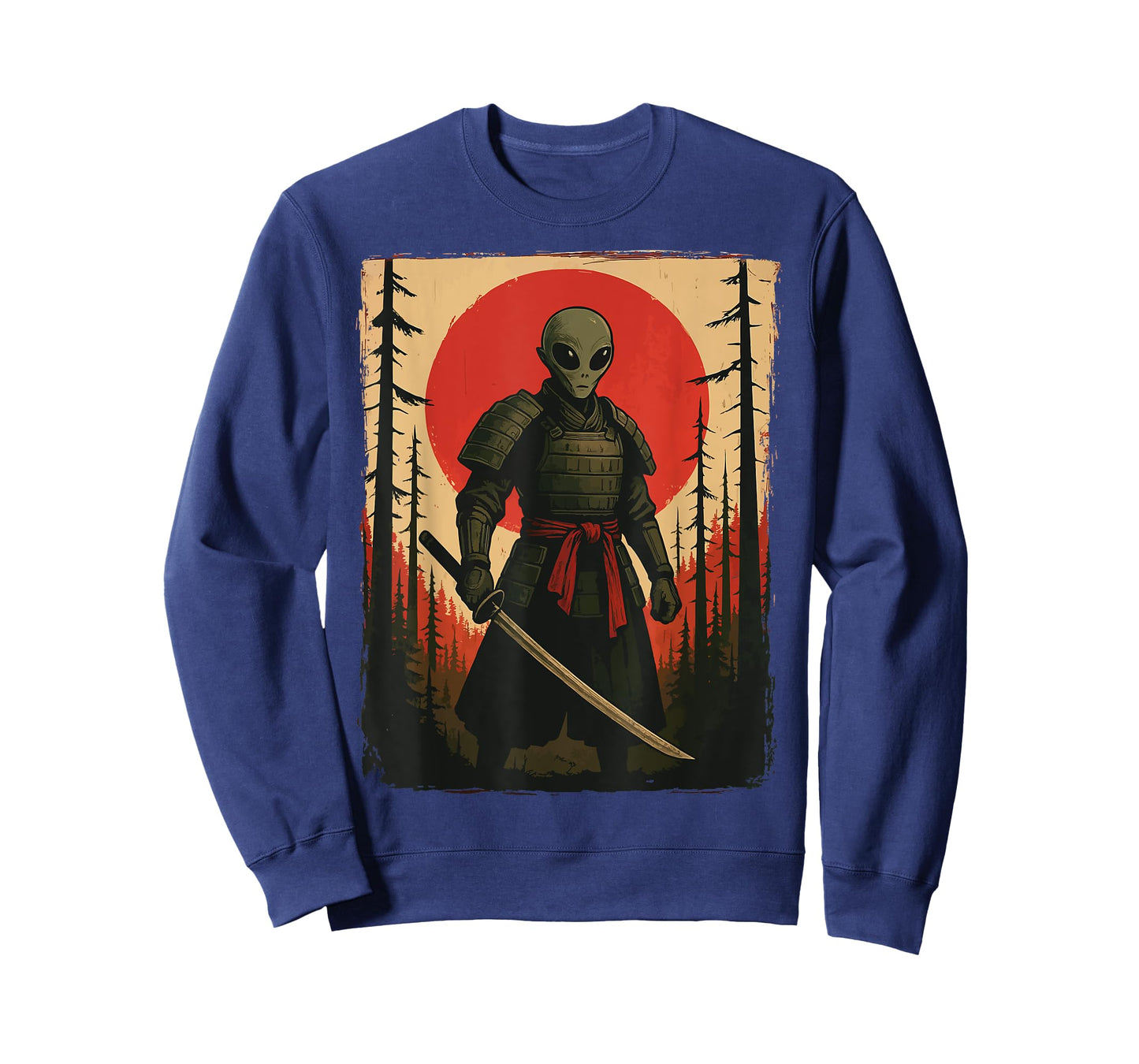 Alien Samurai Japanese Sword T-Shirt