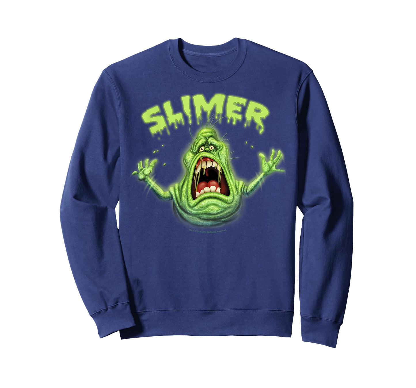Ghostbusters Slimer Neon Portrait T-Shirt