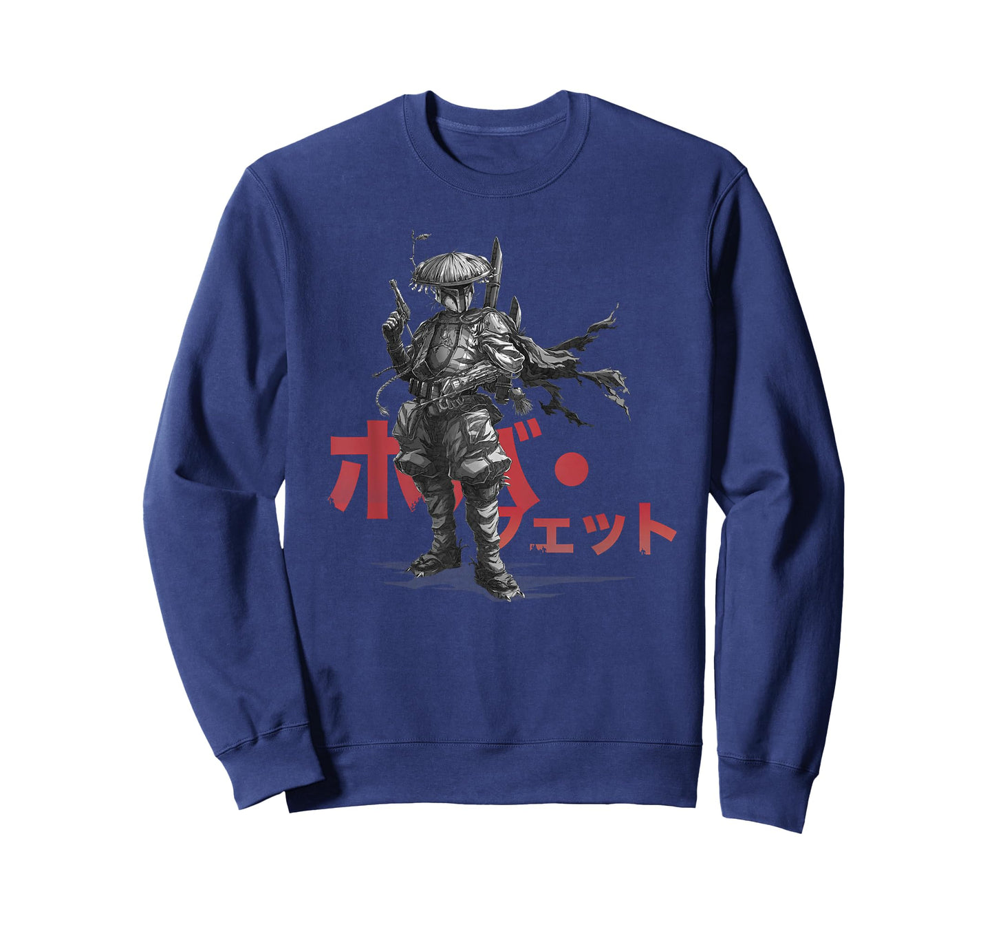 Star Wars: Visions Anime The Duel Japanese Samurai Boba Fett T-Shirt