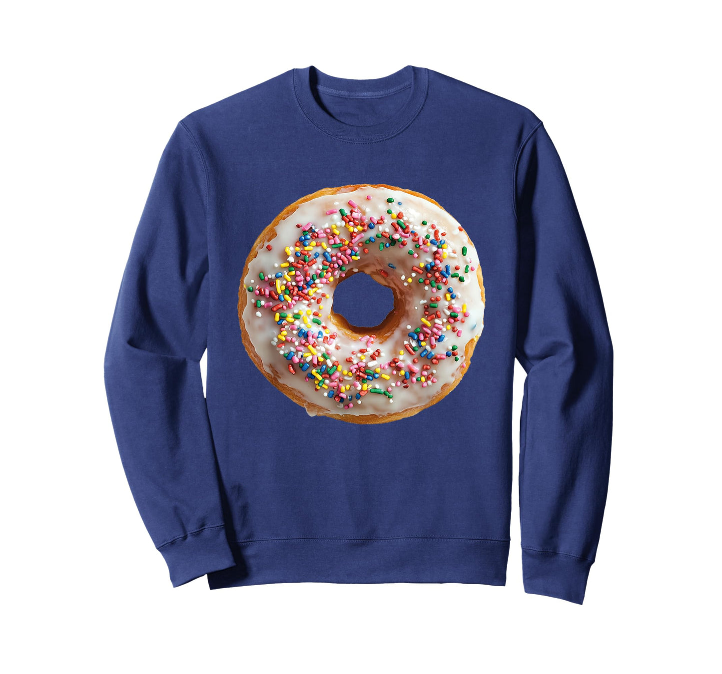 Candy Designs. Unisex-Adult, Unisex-Kid Donuts Colorful Sprinkles Doughnut Funny Graphic T-Shirt